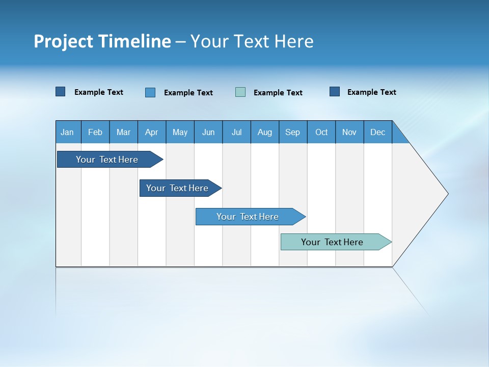 Blue Pattern Light PowerPoint Template