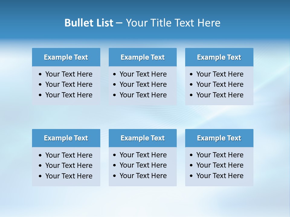 Blue Pattern Light PowerPoint Template