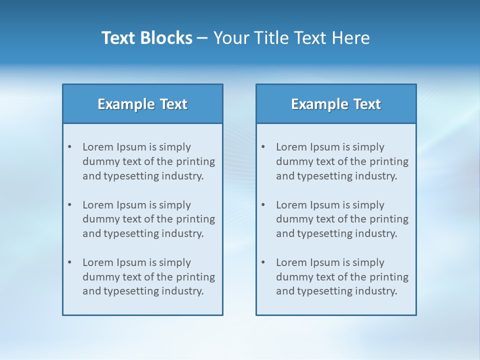 Blue Pattern Light PowerPoint Template