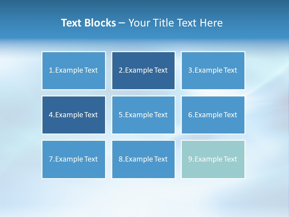 Blue Pattern Light PowerPoint Template