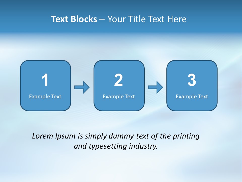 Blue Pattern Light PowerPoint Template