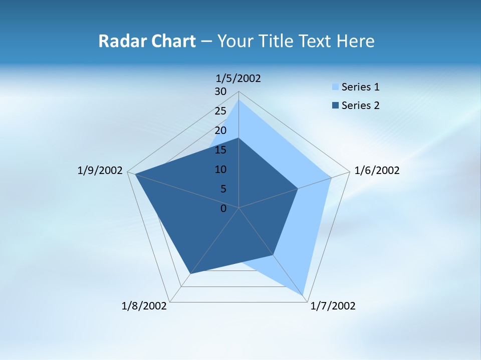 Blue Pattern Light PowerPoint Template