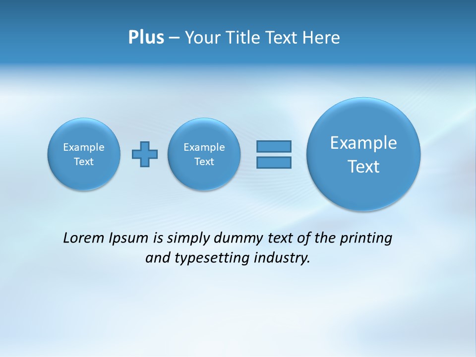 Blue Pattern Light PowerPoint Template