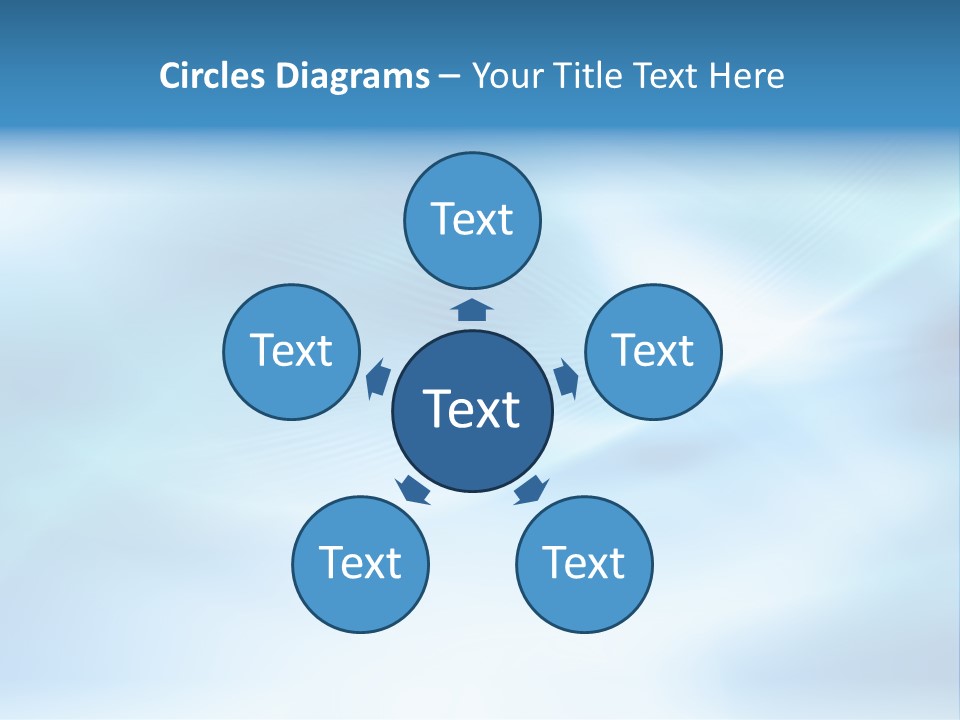 Blue Pattern Light PowerPoint Template