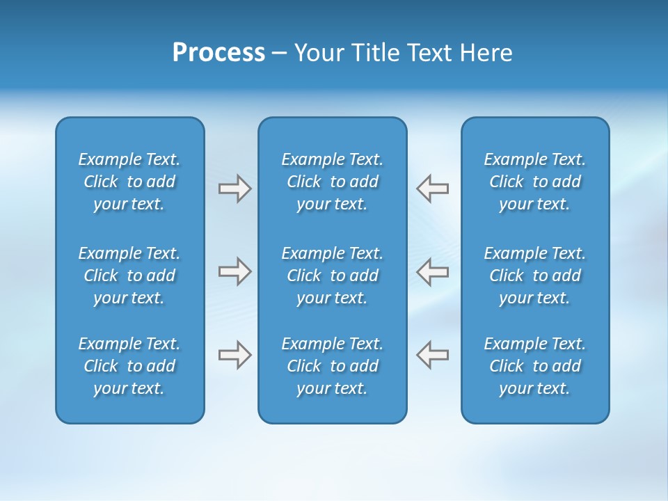 Blue Pattern Light PowerPoint Template