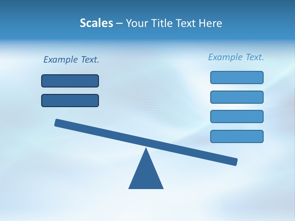 Blue Pattern Light PowerPoint Template