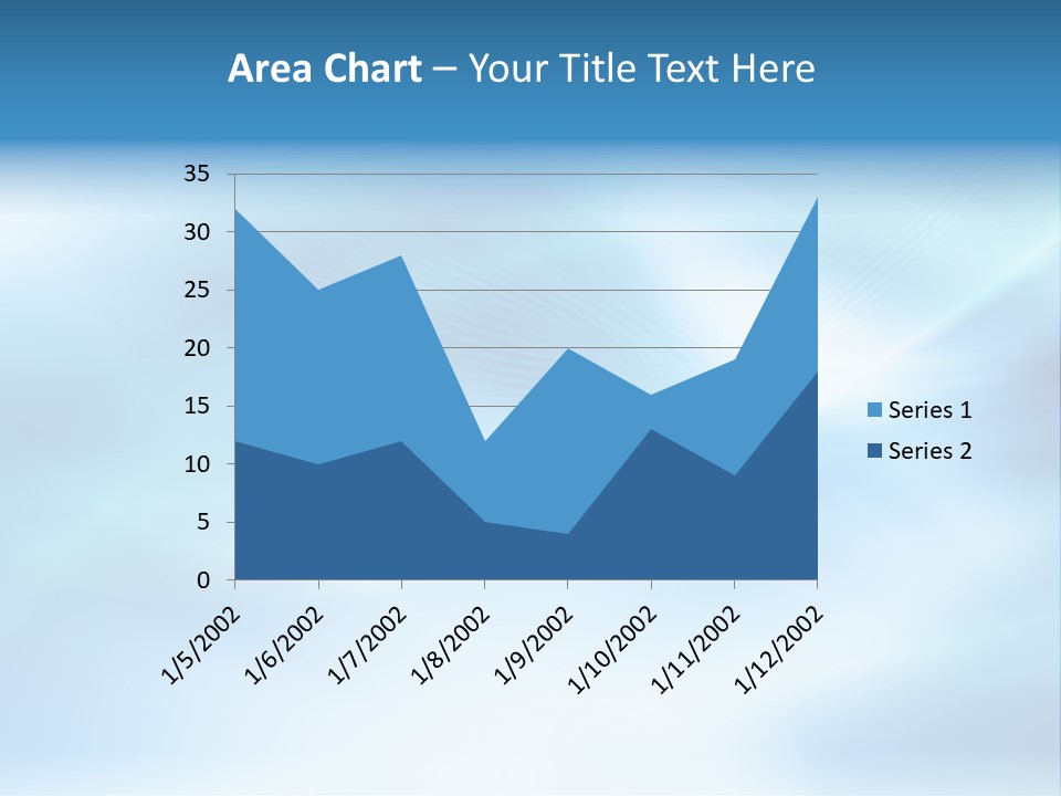 Blue Pattern Light PowerPoint Template
