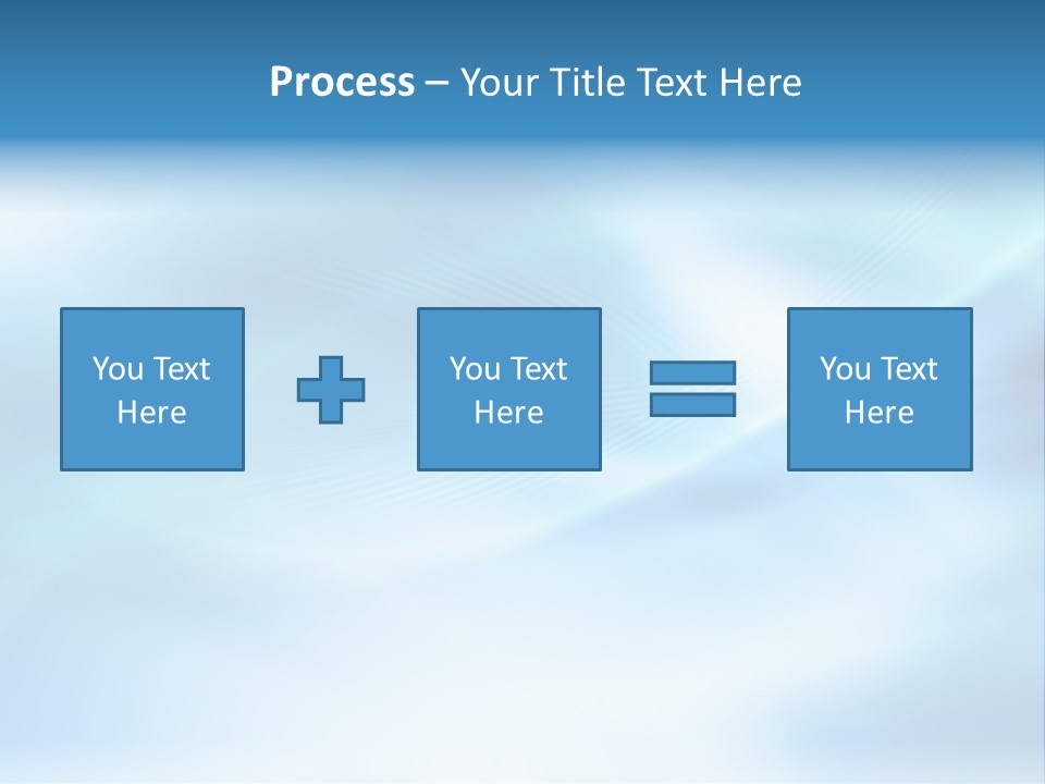 Blue Pattern Light PowerPoint Template
