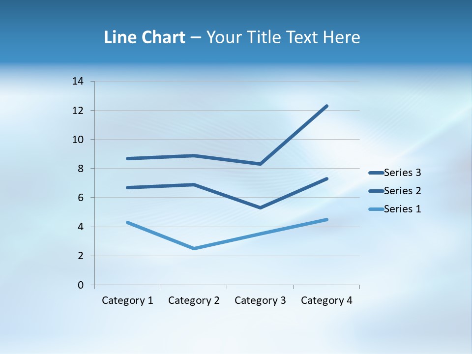 Blue Pattern Light PowerPoint Template