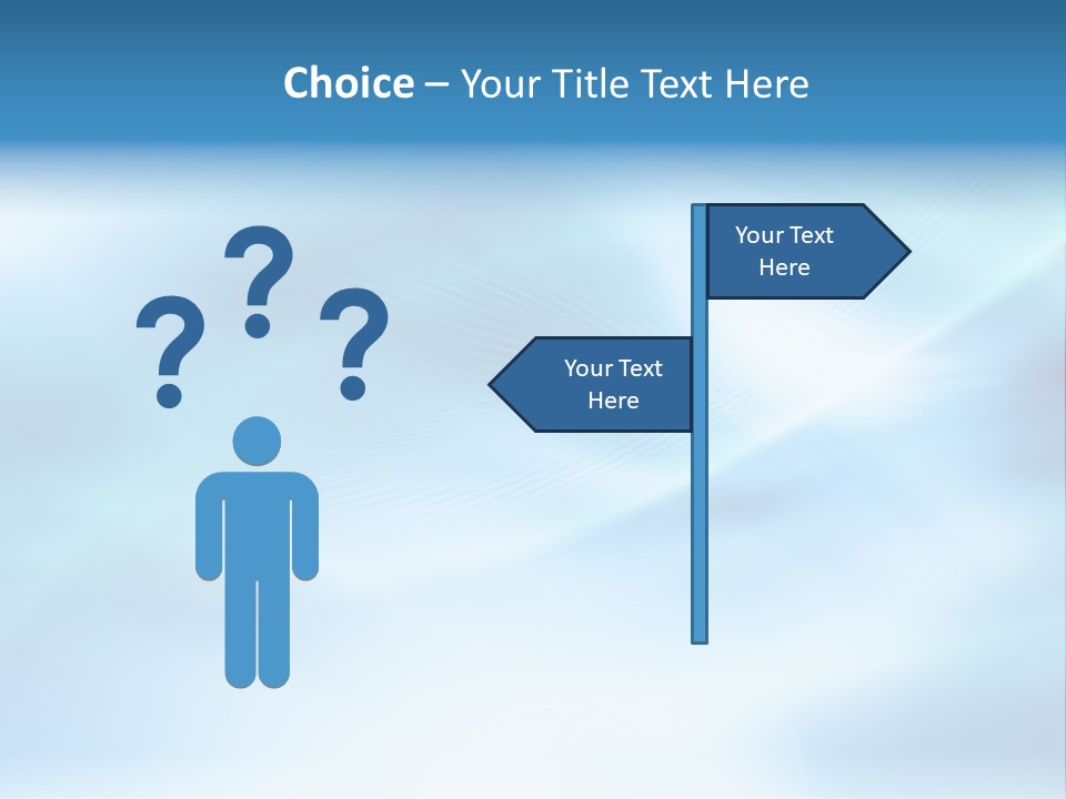 Blue Pattern Light PowerPoint Template