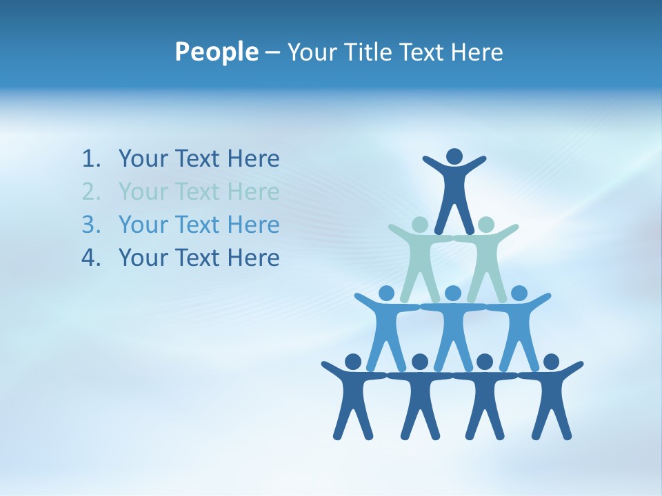 Blue Pattern Light PowerPoint Template