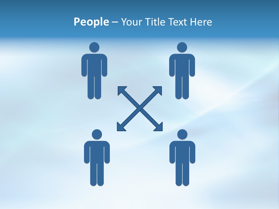 Blue Pattern Light PowerPoint Template