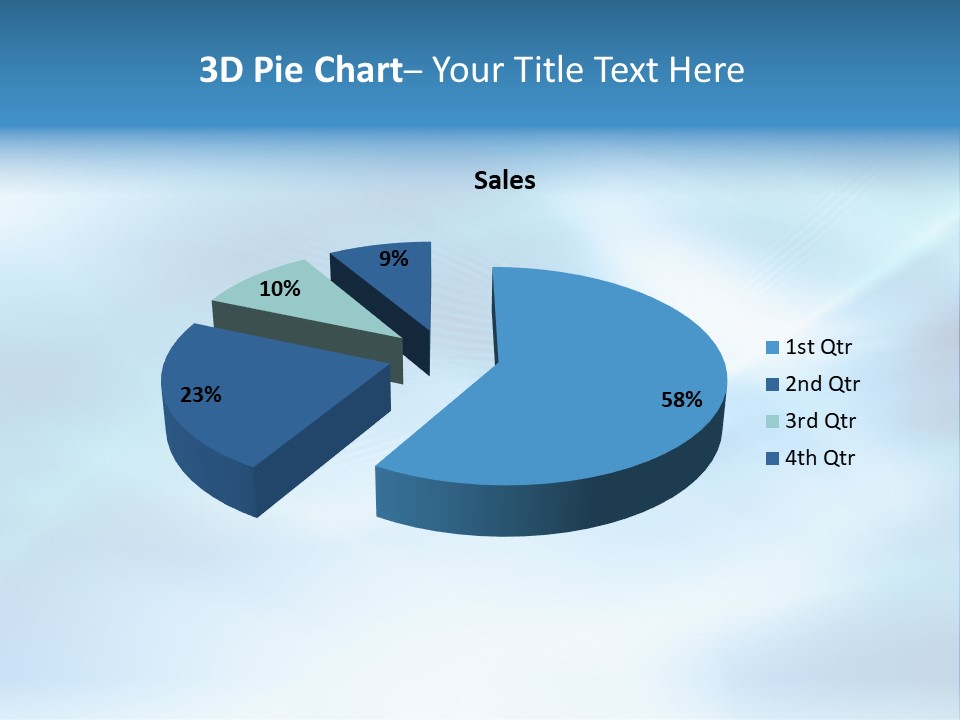 Blue Pattern Light PowerPoint Template