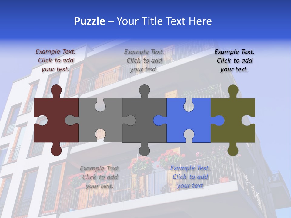 Rent A House Capital Condo PowerPoint Template