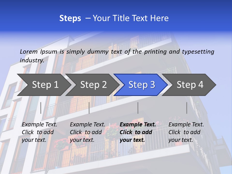 Rent A House Capital Condo PowerPoint Template