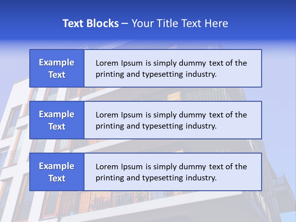 Rent A House Capital Condo PowerPoint Template