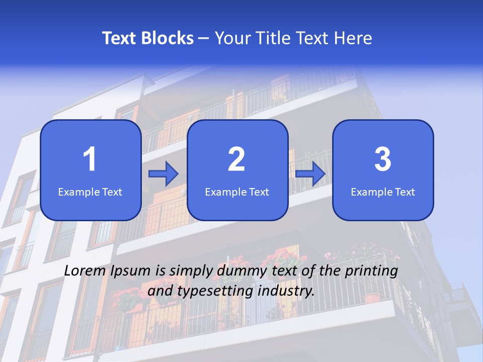 Rent A House Capital Condo PowerPoint Template