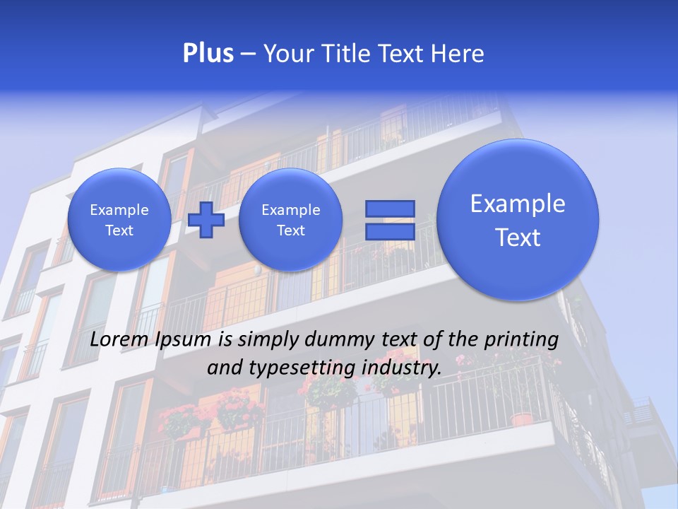 Rent A House Capital Condo PowerPoint Template