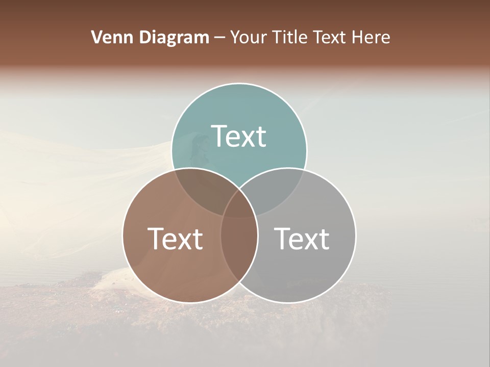 Bride Face Person PowerPoint Template