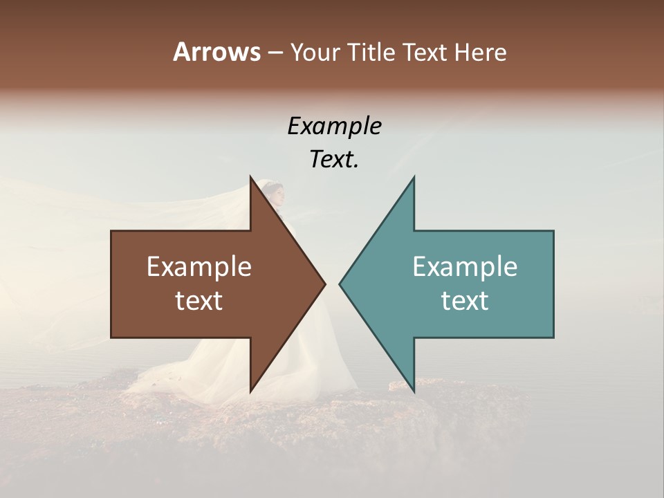 Bride Face Person PowerPoint Template