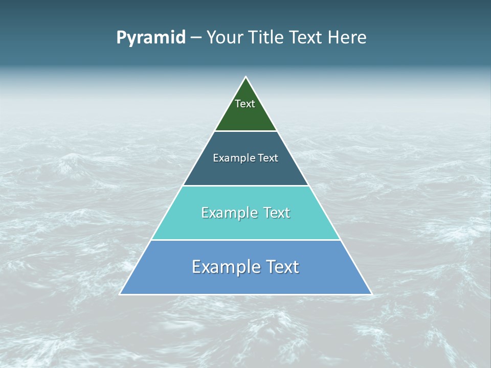 A Large Body Of Water With Waves On It PowerPoint Template