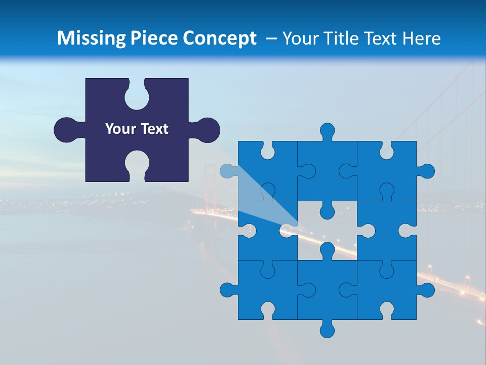 Transportation Sunset Cable PowerPoint Template