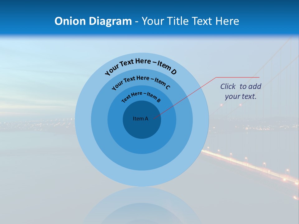 Transportation Sunset Cable PowerPoint Template