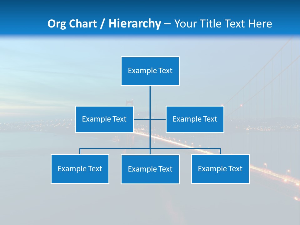 Transportation Sunset Cable PowerPoint Template