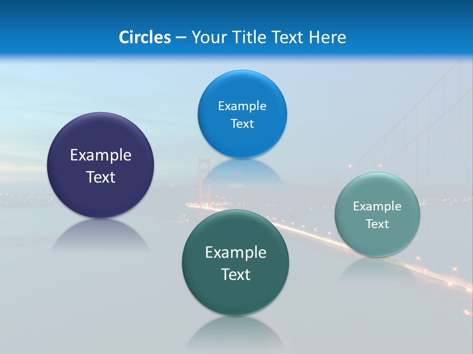 Transportation Sunset Cable PowerPoint Template