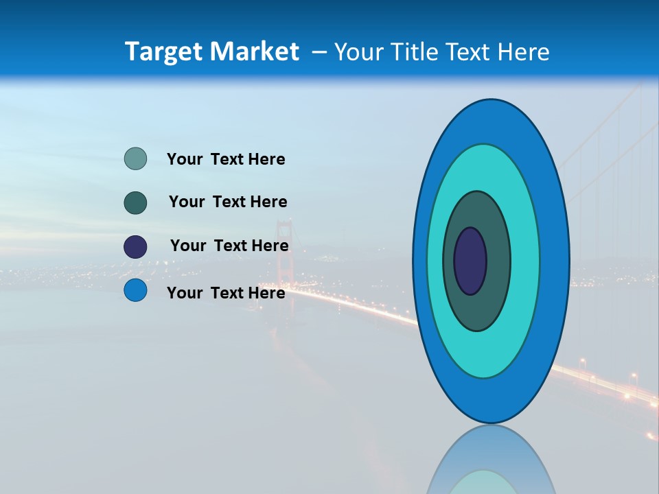 Transportation Sunset Cable PowerPoint Template