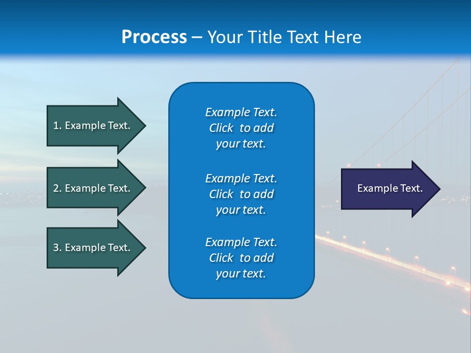 Transportation Sunset Cable PowerPoint Template