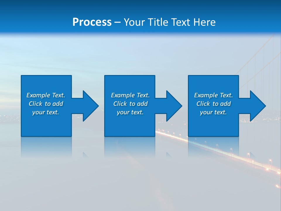 Transportation Sunset Cable PowerPoint Template