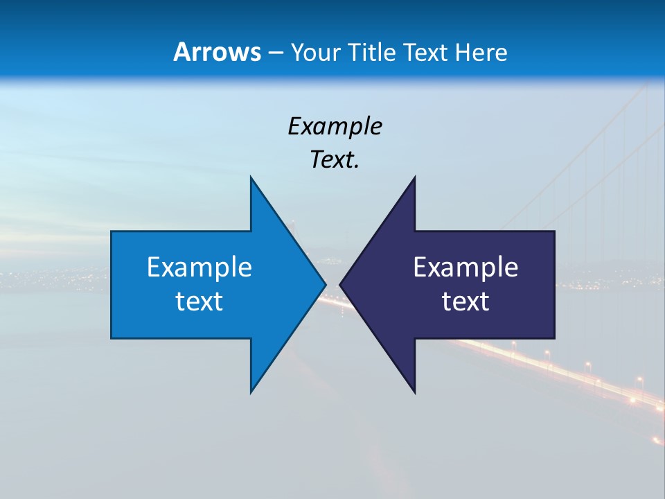 Transportation Sunset Cable PowerPoint Template