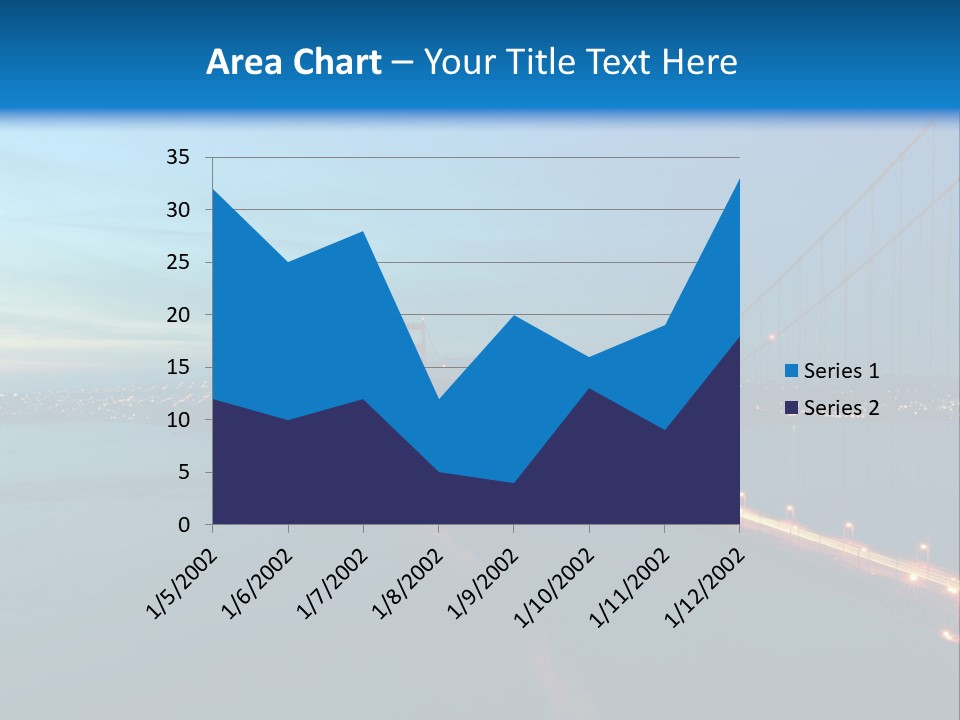 Transportation Sunset Cable PowerPoint Template