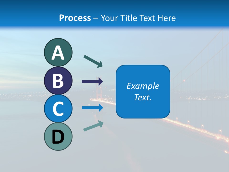 Transportation Sunset Cable PowerPoint Template