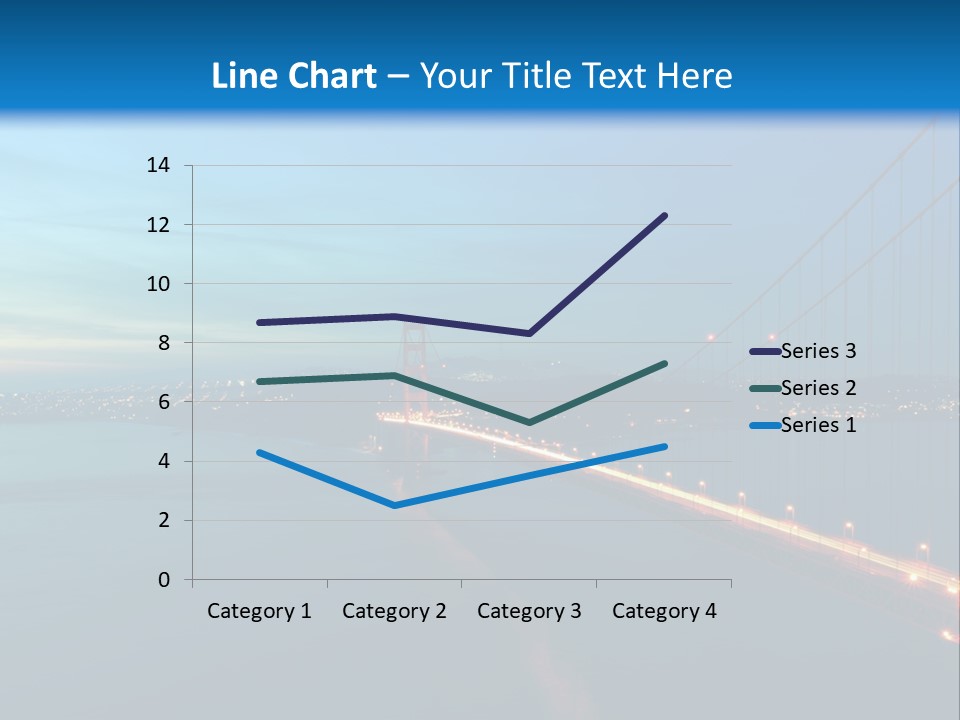 Transportation Sunset Cable PowerPoint Template