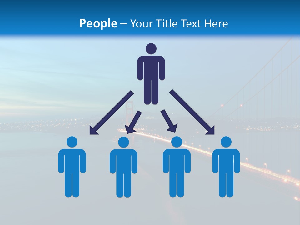 Transportation Sunset Cable PowerPoint Template