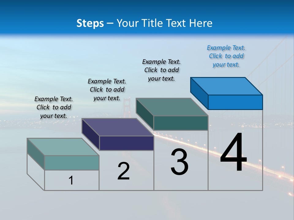 Transportation Sunset Cable PowerPoint Template