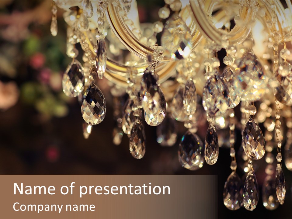 Design Diamond Crystal PowerPoint Template