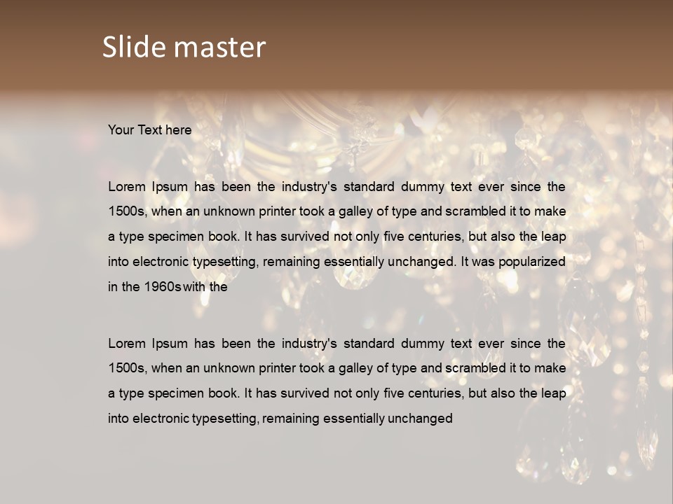 Design Diamond Crystal PowerPoint Template