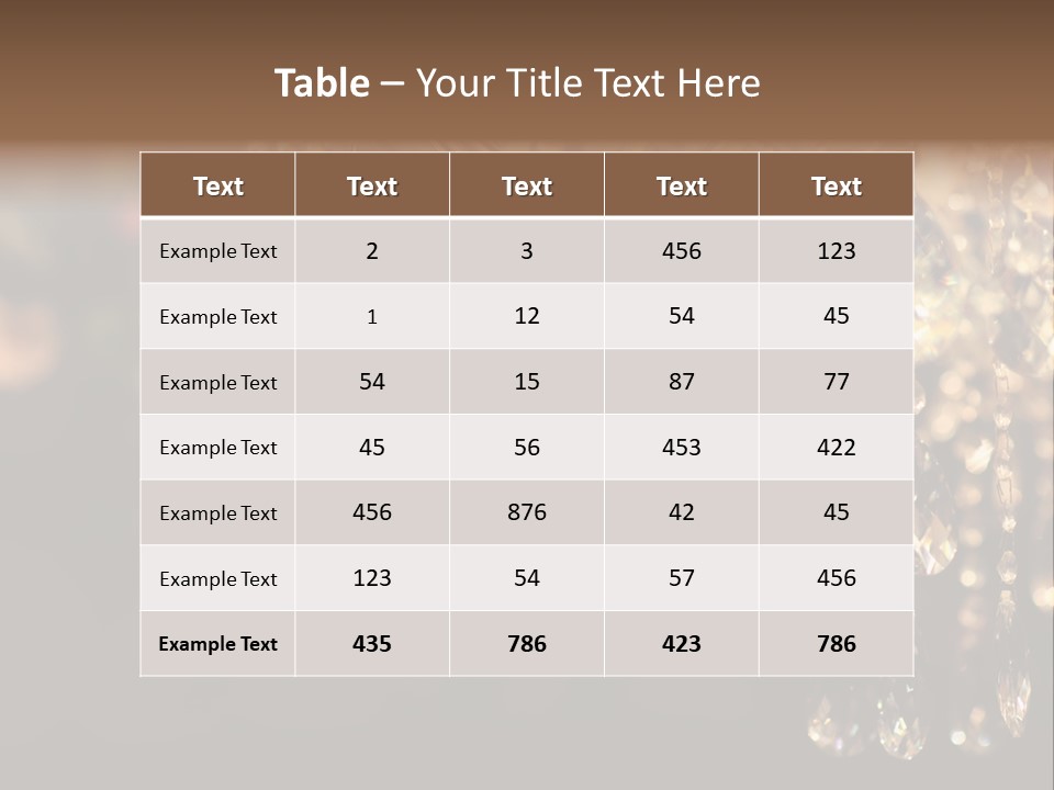 Design Diamond Crystal PowerPoint Template