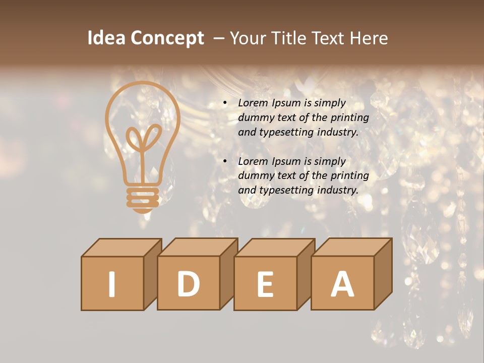 Design Diamond Crystal PowerPoint Template