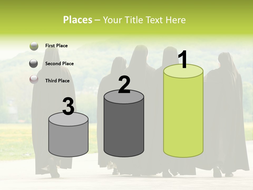 Women Square Two PowerPoint Template