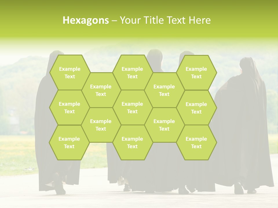 Women Square Two PowerPoint Template