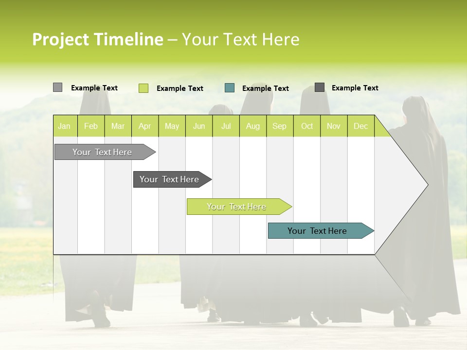 Women Square Two PowerPoint Template