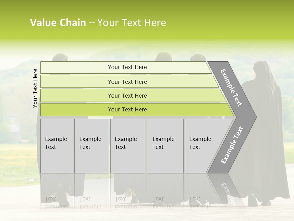Women Square Two PowerPoint Template