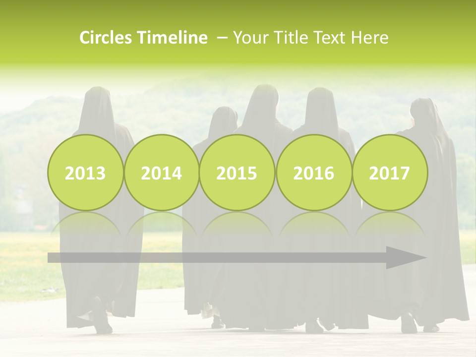 Women Square Two PowerPoint Template