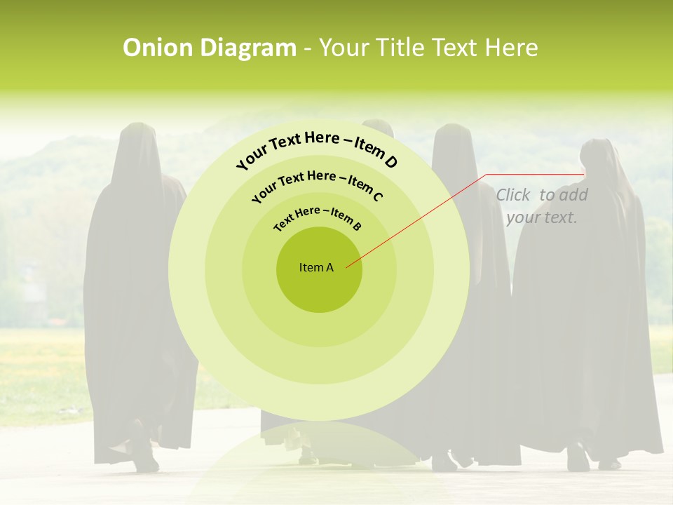 Women Square Two PowerPoint Template