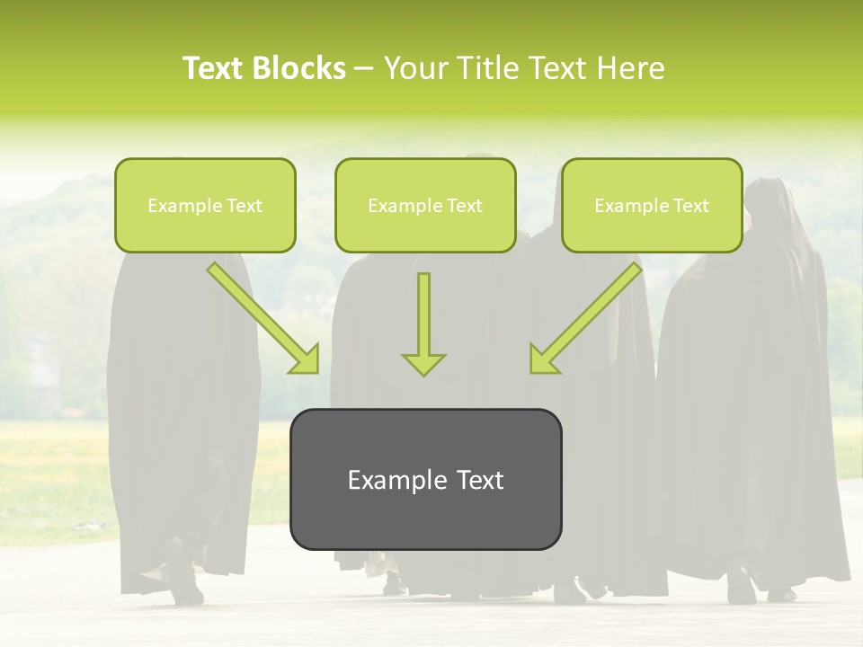 Women Square Two PowerPoint Template
