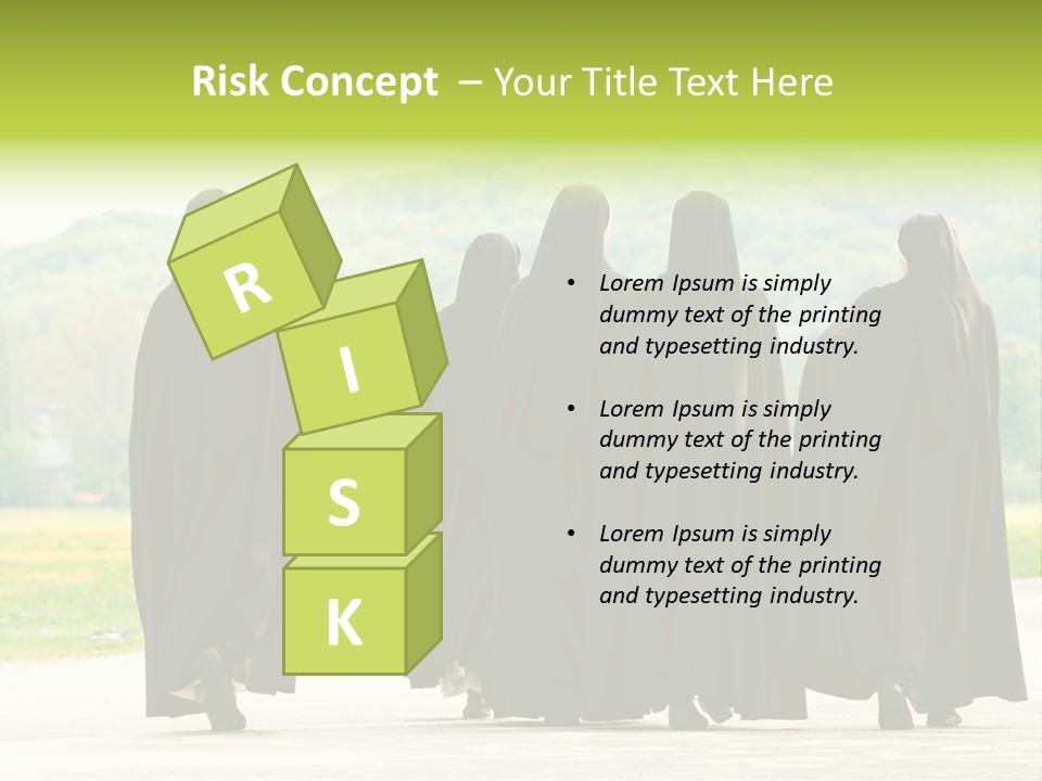 Women Square Two PowerPoint Template